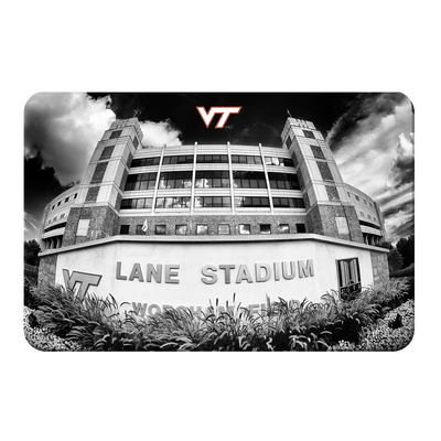 Virginia Tech Hokies - Lane Stadium Black & White - College Wall Art #PVC