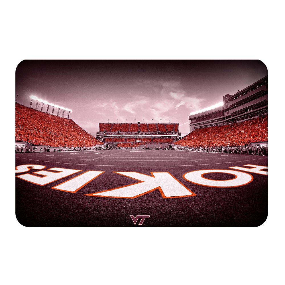 Virginia Tech Hokies - Hokie End Zone - College Wall Art #Canvas