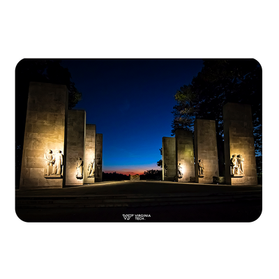 Virginia Tech Hokies - Sunset at the War Memorial - College Wall Art #PVC