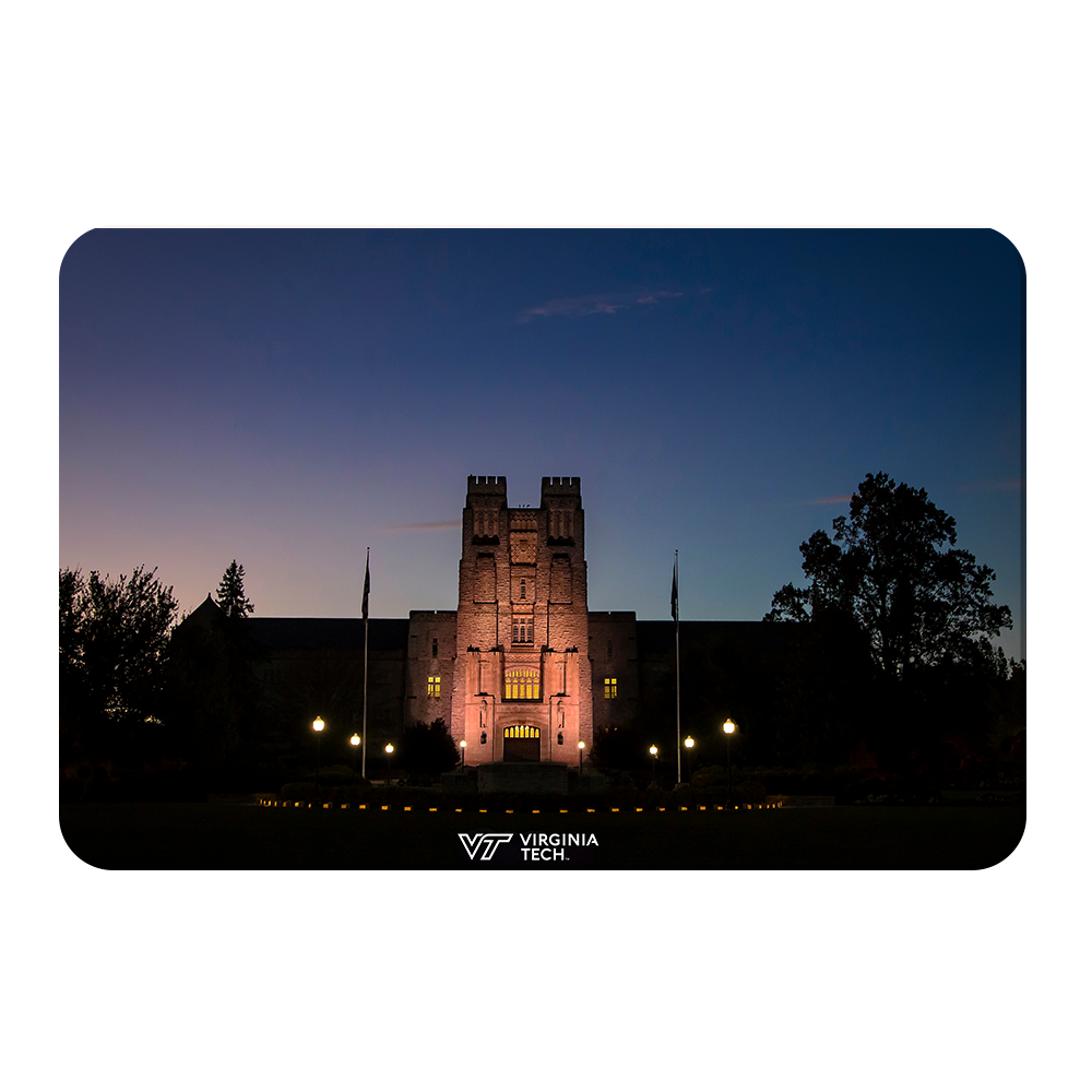 Virginia Tech Hokies - Burruss Hall Sunset - College Wall Art #Canvas