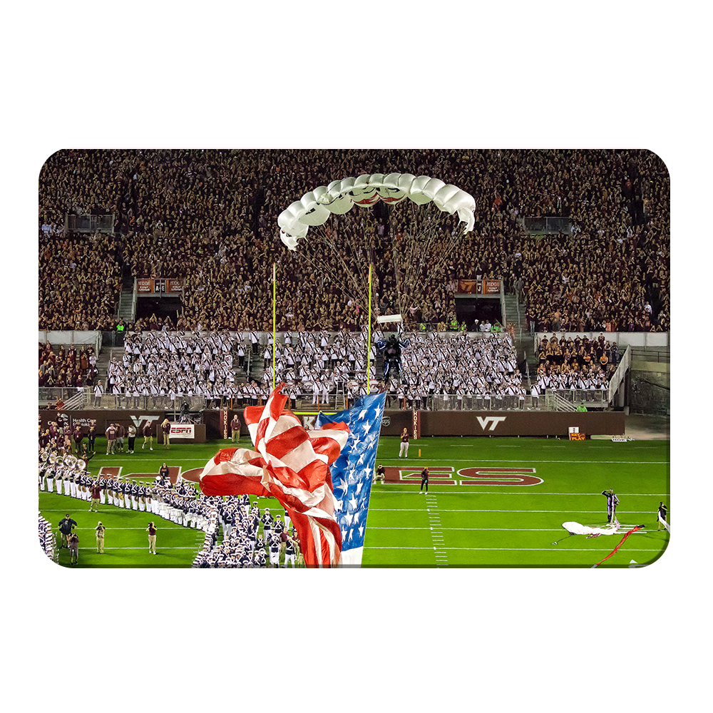 Virginia Tech Hokies - Enter Old Glory - College Wall Art #Canvas