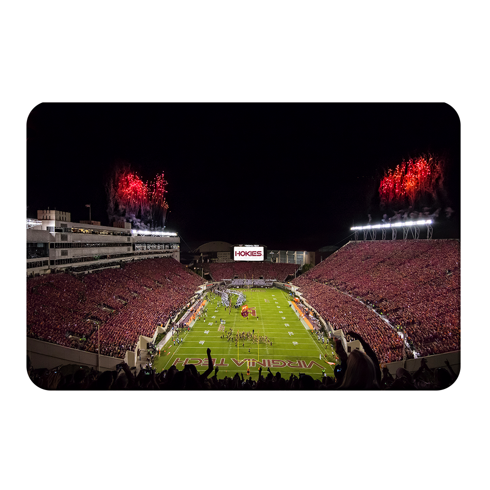 Virginia Tech Hokies - Enter Sandman Lane Stadium - College Wall Art #Canvas