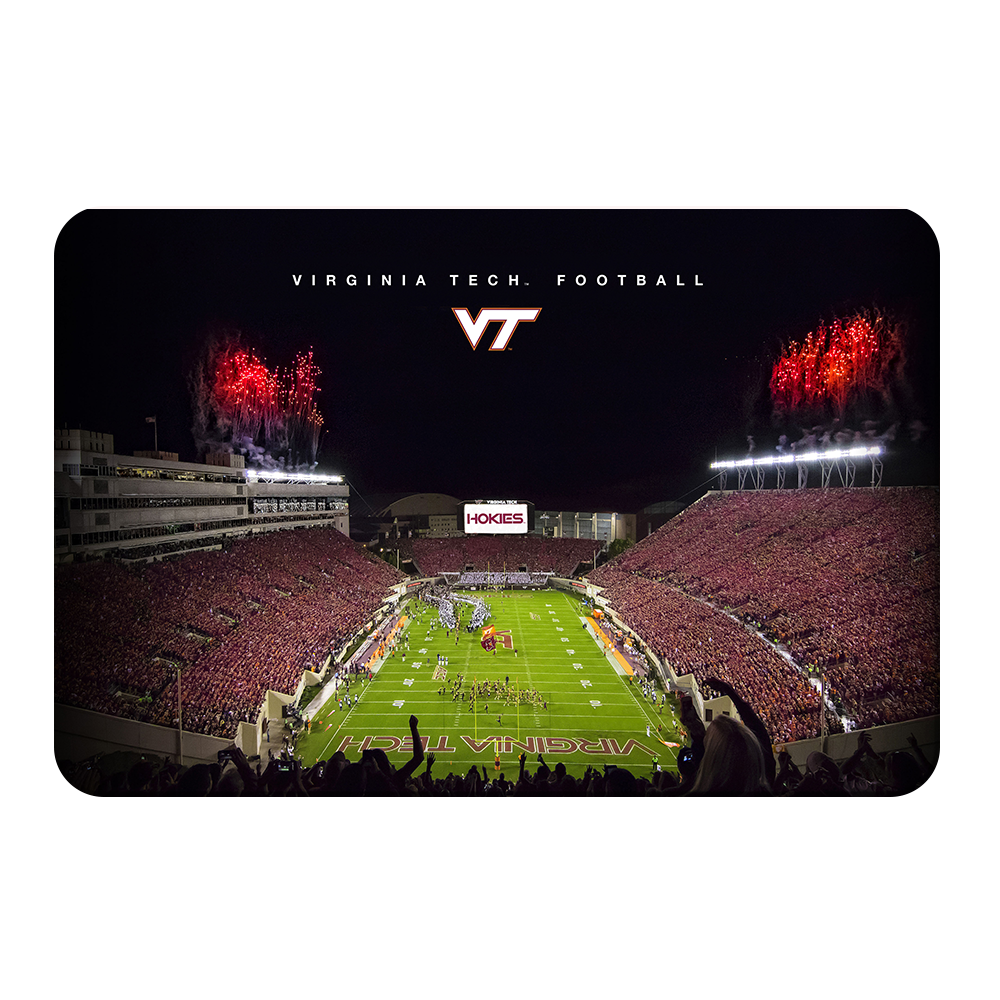 Virginia Tech Hokies - Enter VT Football - College Wall Art #Canvas