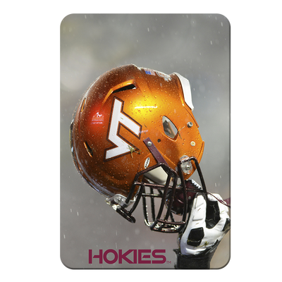 Virginia Tech Hokies - Helmet Held High - College Wall Art #PVC