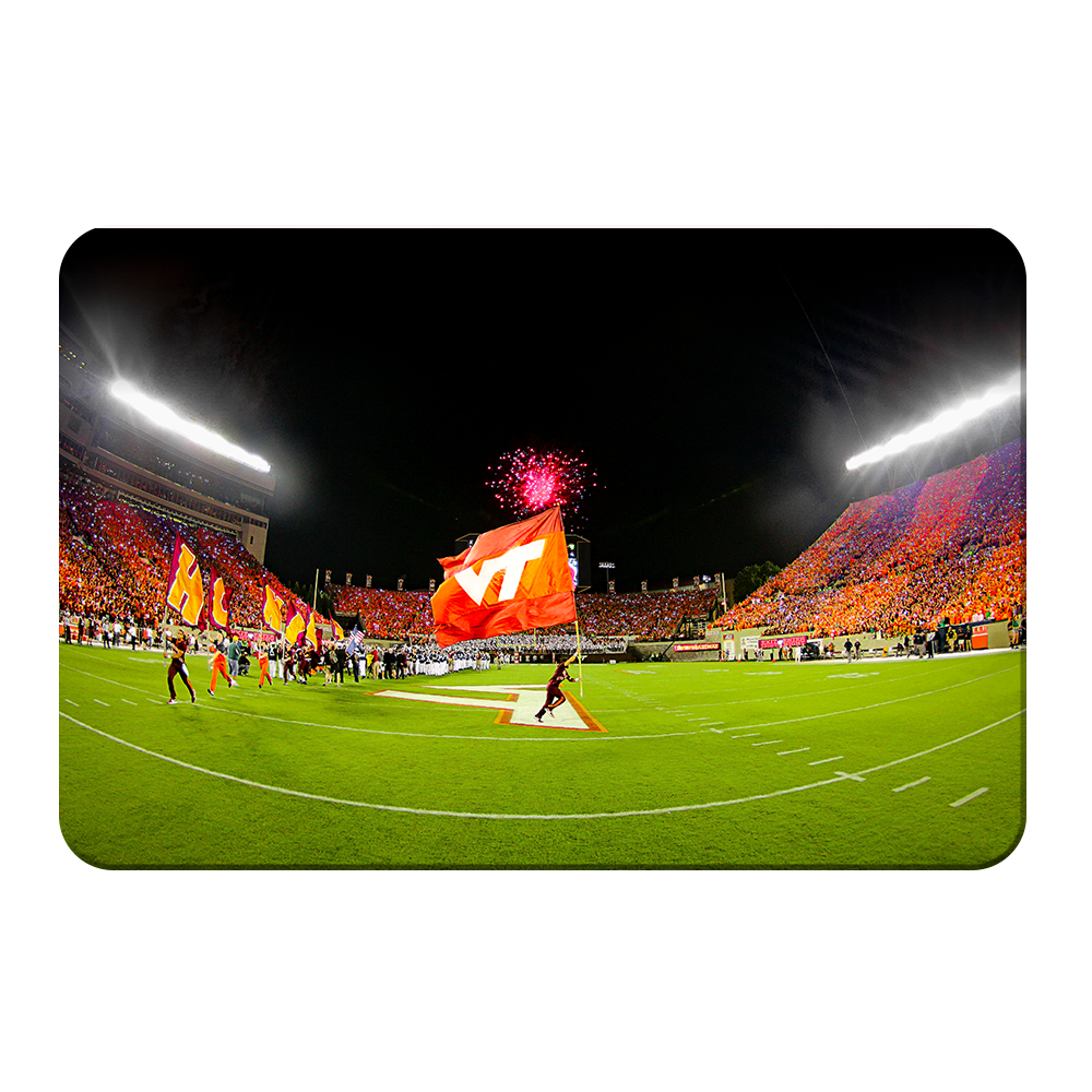Virginia Tech Hokies - Enter Sandman Striped - College Wall Art #Canvas