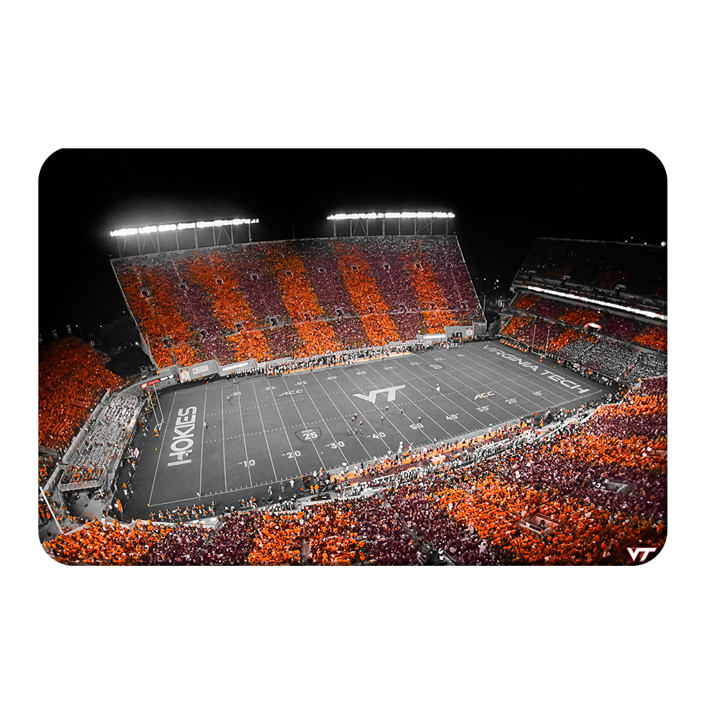 Virginia Tech Hokies - Hokie Stripe Above -College Wall Art #Canvas