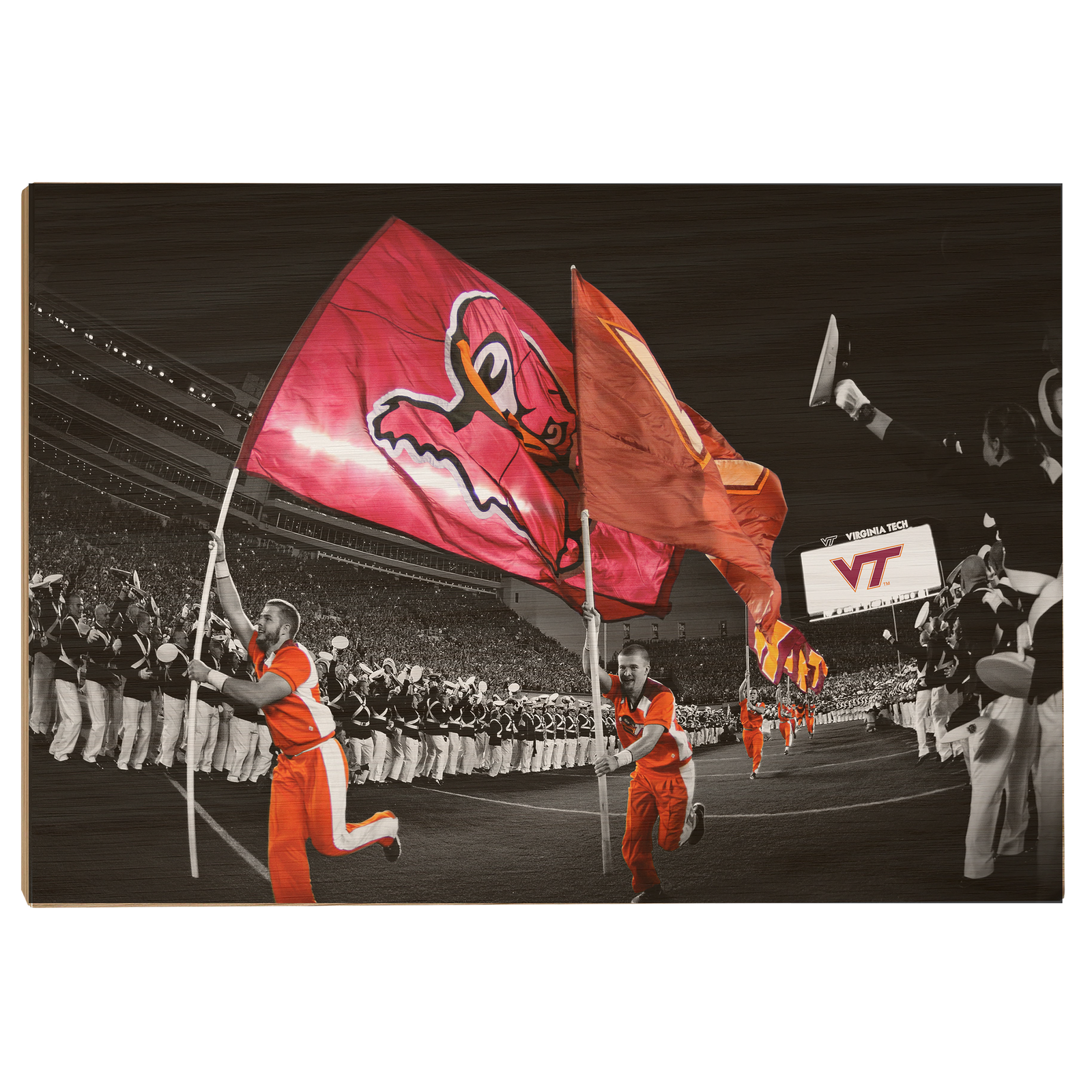 Virginia Tech Hokies - Enter Sandman - College Wall Art #Canvas