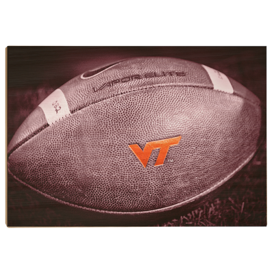 Virginia Tech Hokies - VT Football - College Wall Art #Wood