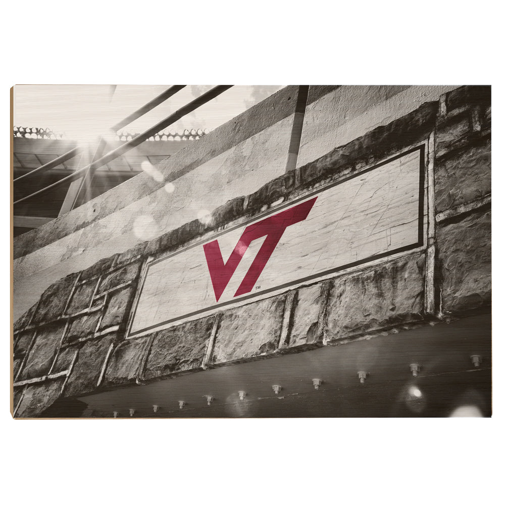 Virginia Tech Hokies - Worsham Field Entrance -College Wall Art #Canvas