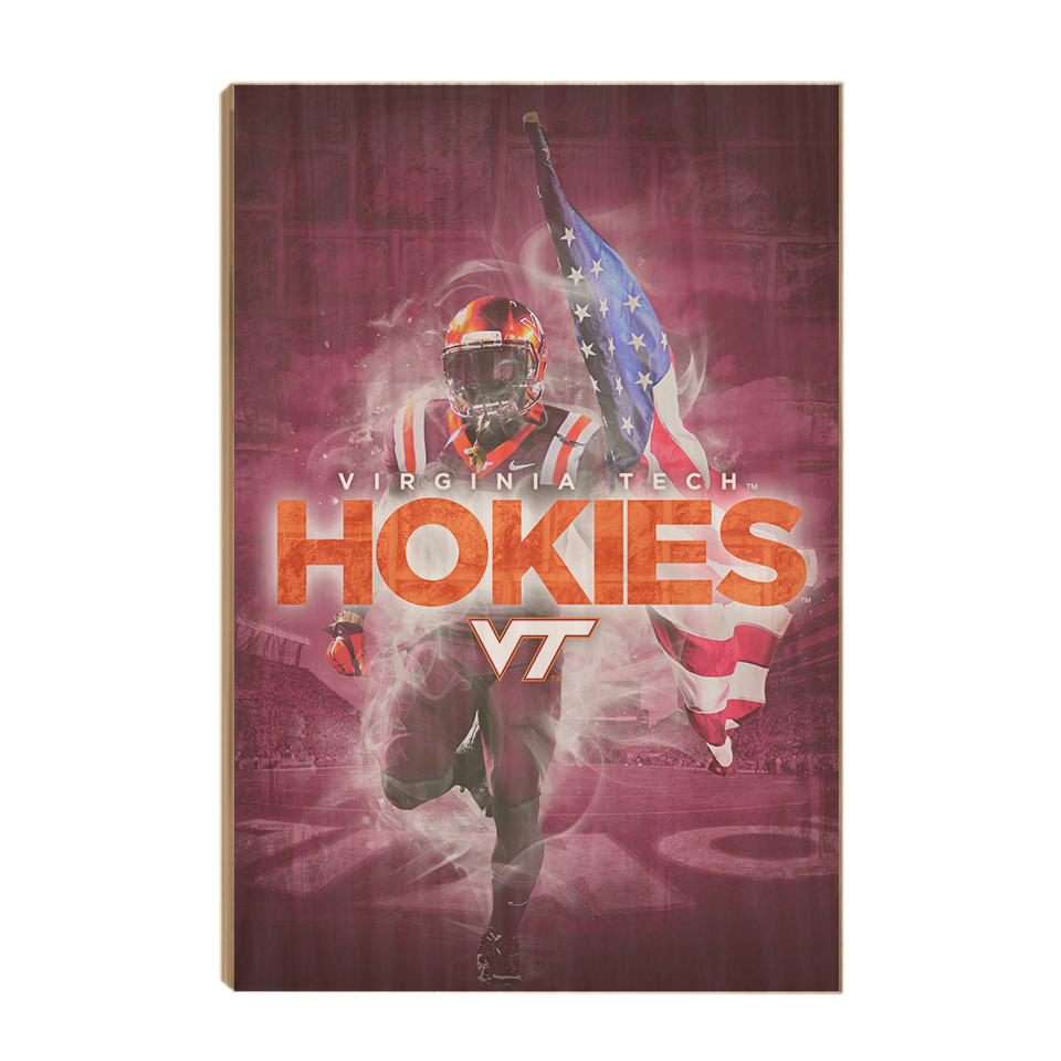 Virginia Tech Hokies - Hokie Smoke - College Wall Art #Canvas