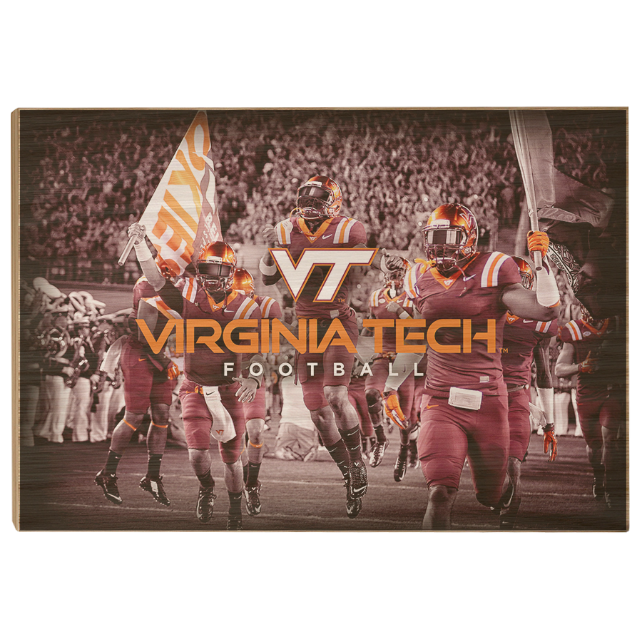 Virginia Tech Hokies - Virginia Tech Football - College Wall Art #Canvas