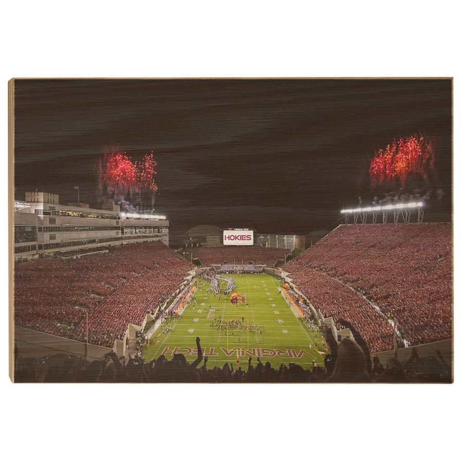 Virginia Tech Hokies - Enter Sandman Lane Stadium - College Wall Art #Canvas