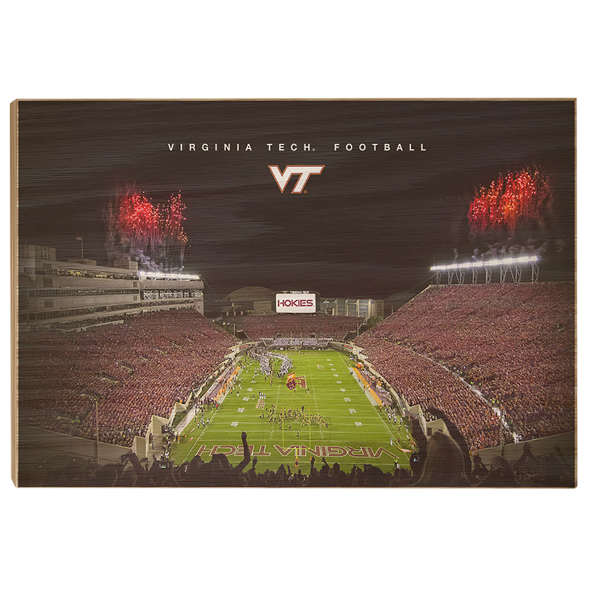 Virginia Tech Hokies - Enter VT Football - College Wall Art #Canvas