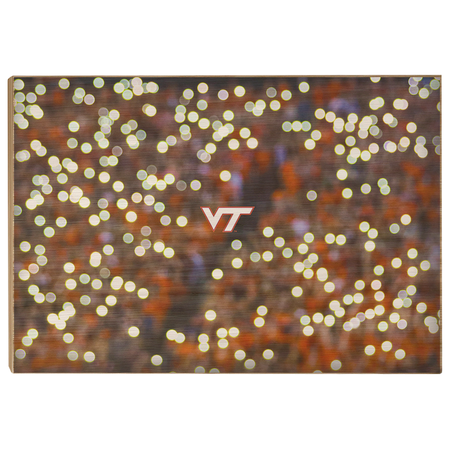 Virginia Tech Hokies - Light Up Lane - College Wall Art #Canvas