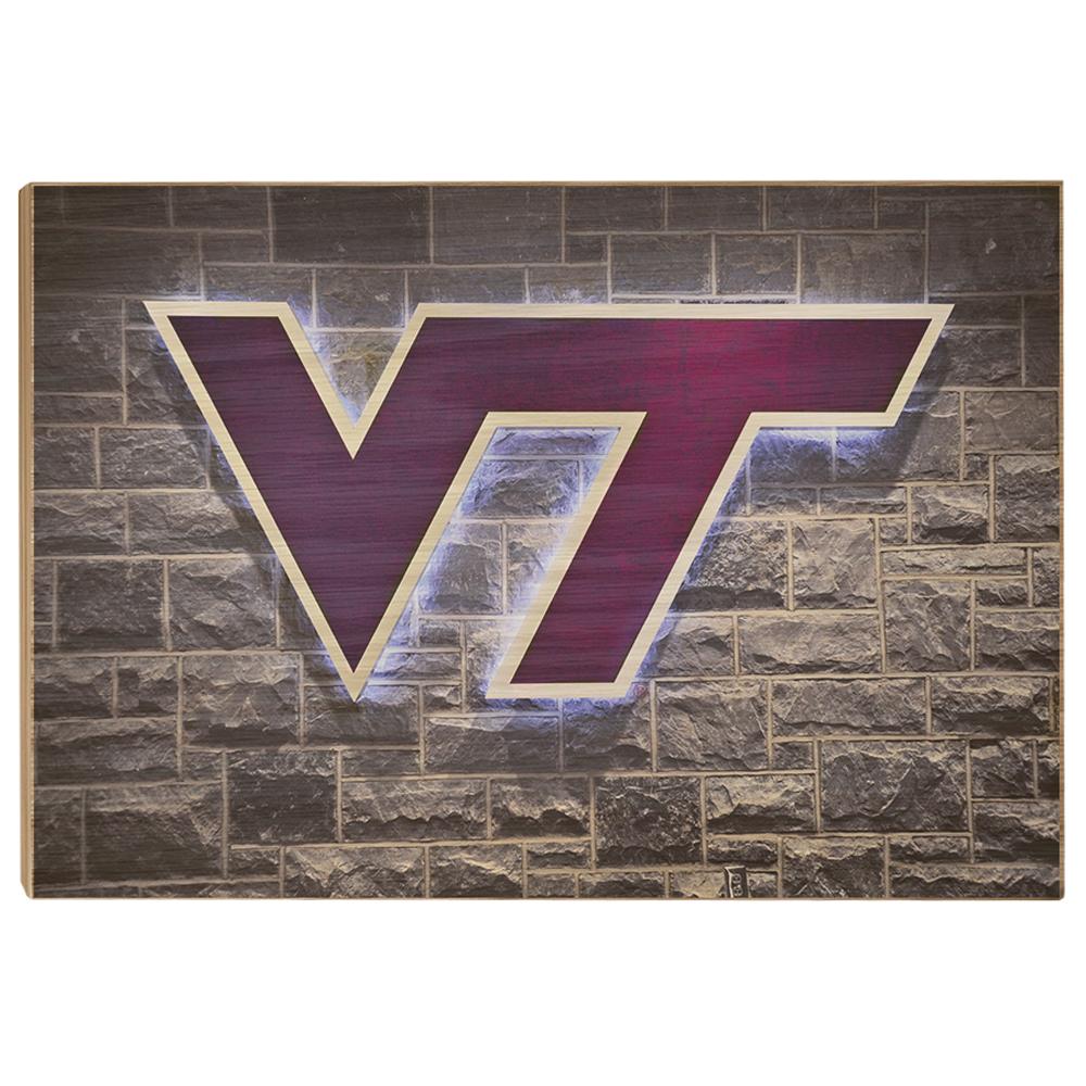 Virginia Tech Hokies - Locker Room - College Wall Art #Canvas