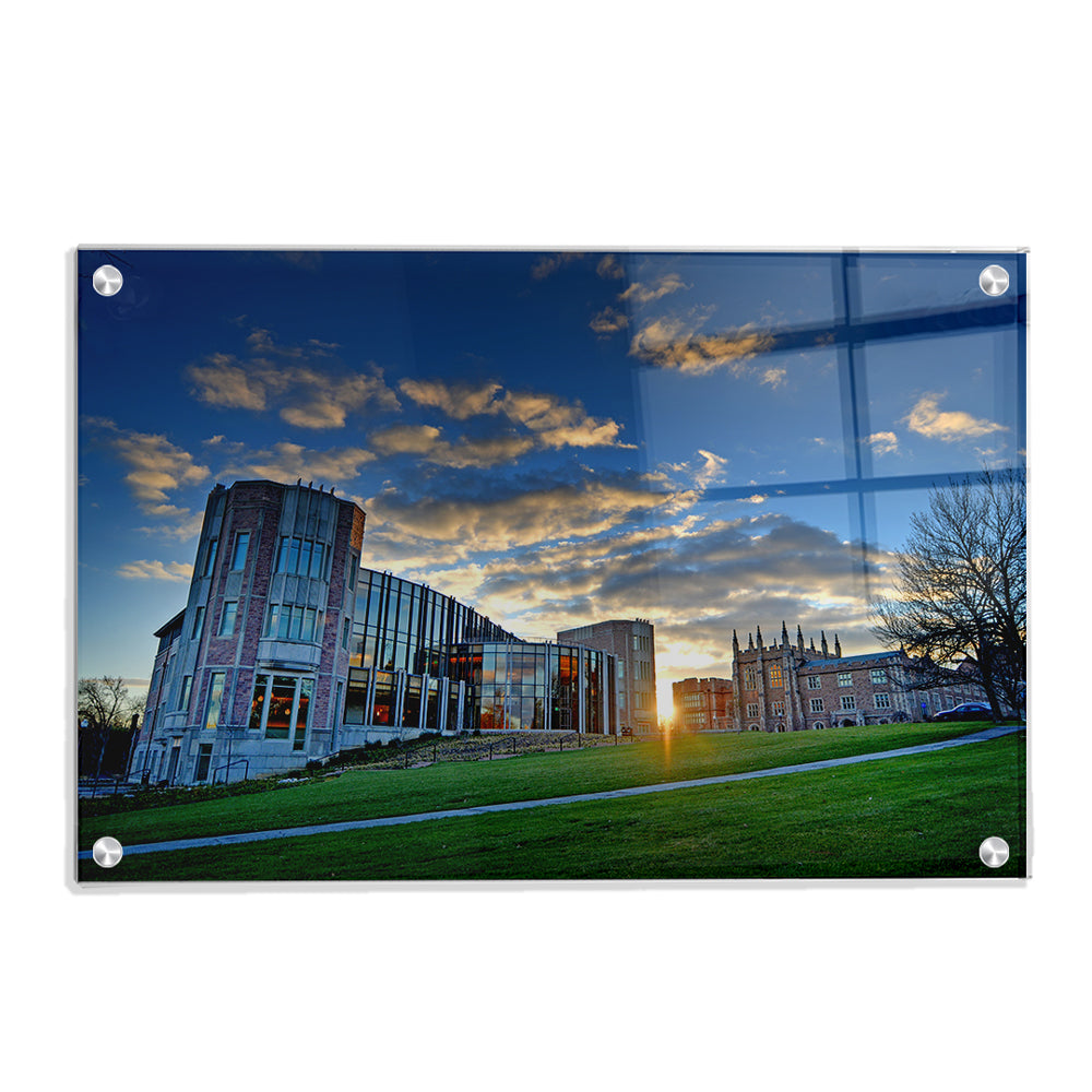 Washington University Bears - Campus Sunset - College Wall Art #Canvas