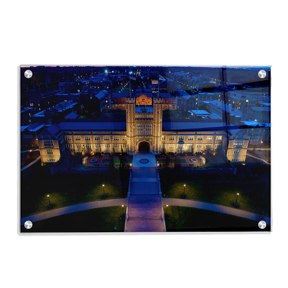 Washington University Bears - Nightfall - College Wall Art #Canvas