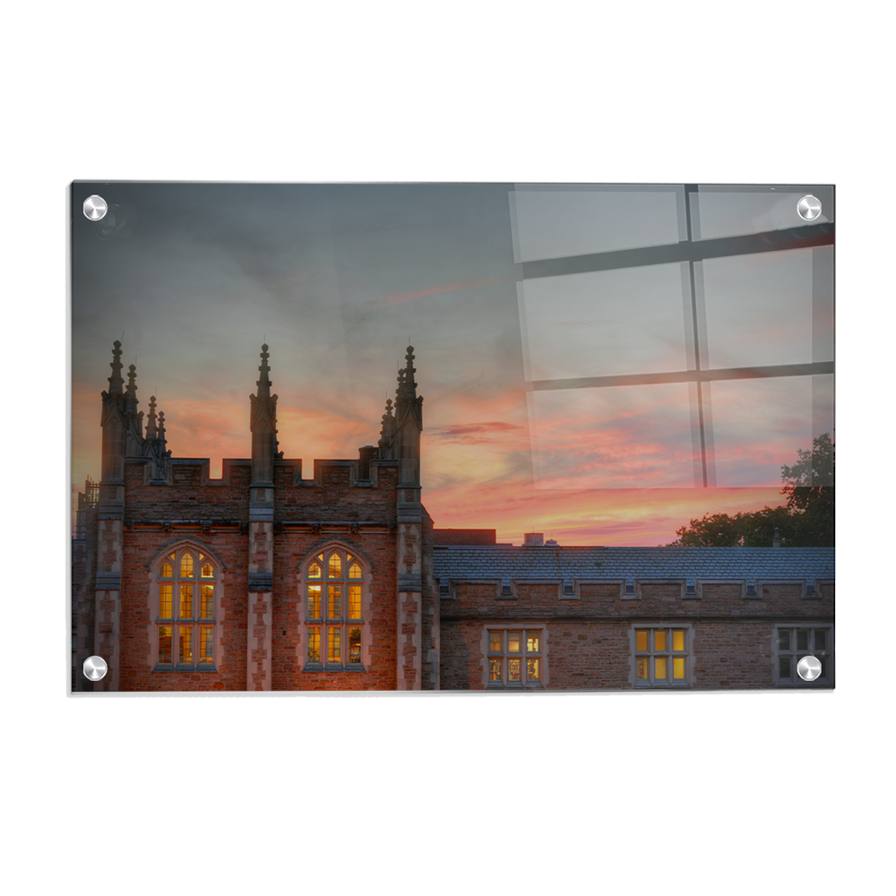 Washington University Bears - Hall Sunset - College Wall Art #Canvas