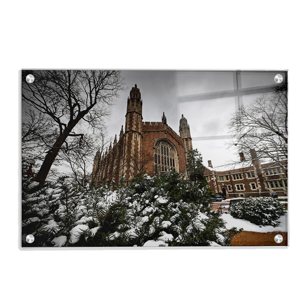 WashU - Graham Chapel Winter - College Wall Art #Canvas
