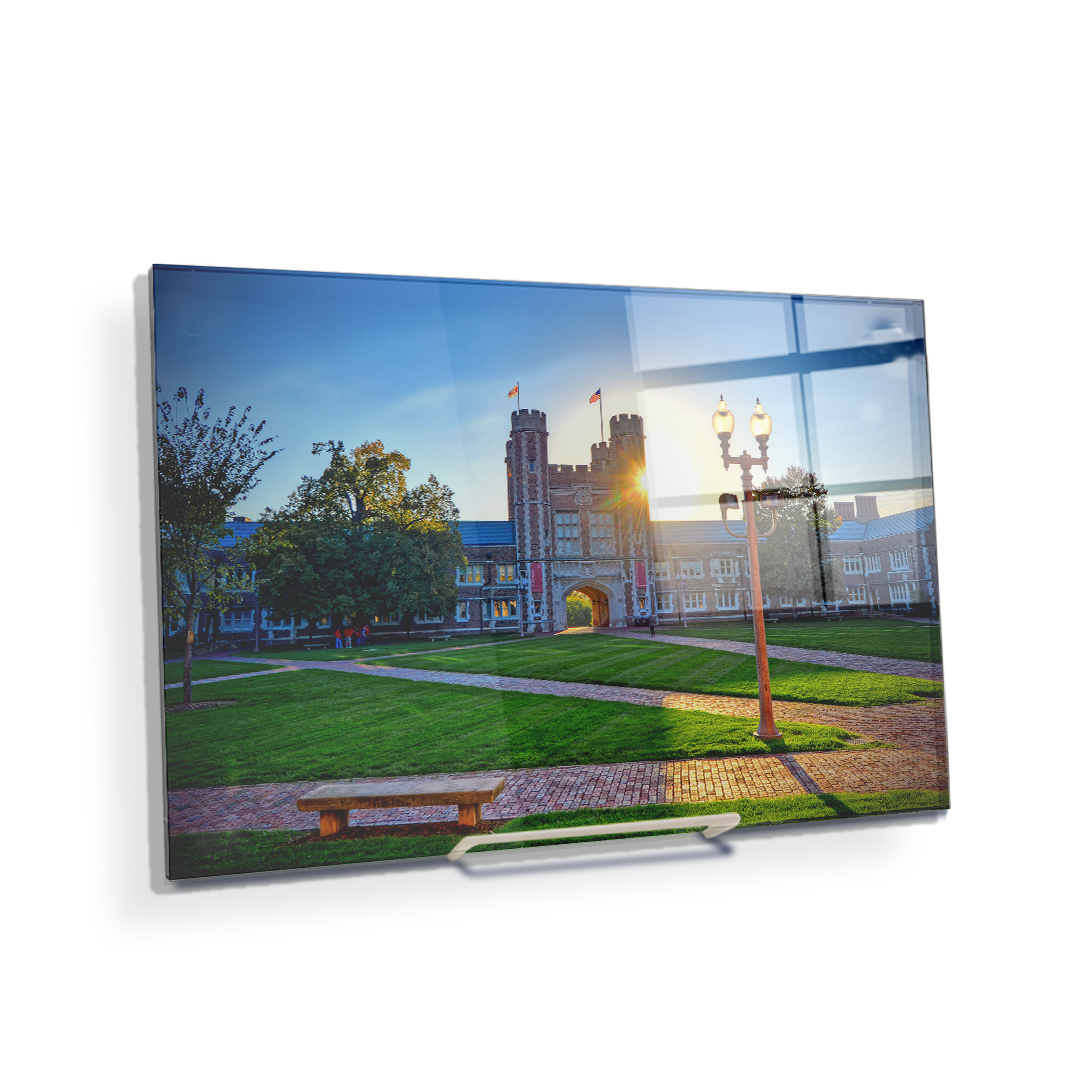 Washington University Bears - Brookings Sunset - College Wall Art #Canvas