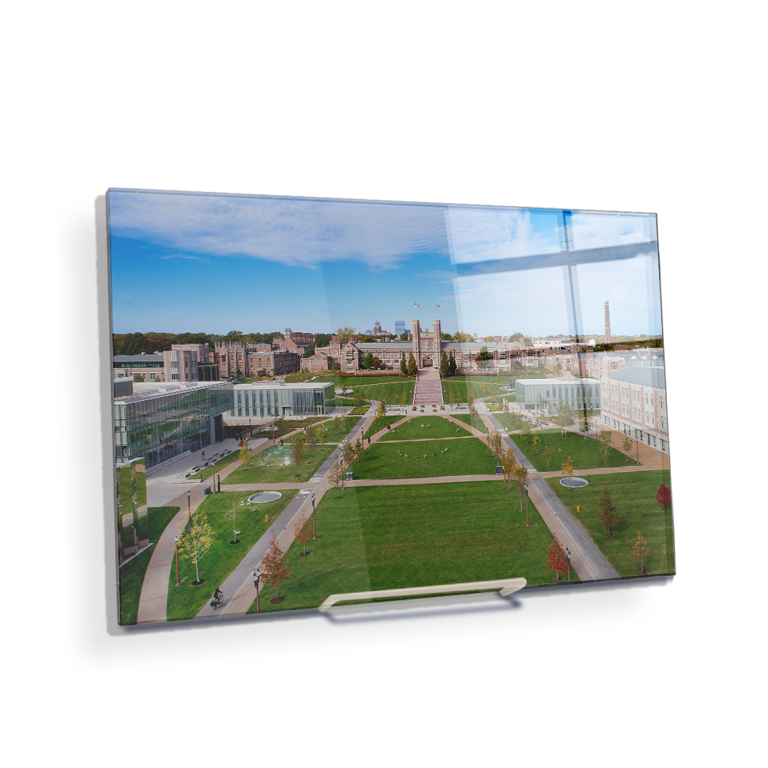 Washington University Bears - Campus Aerial - College Wall Art #Canvas