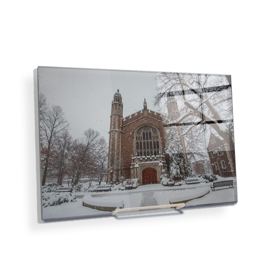Washington University Bears - Winter Storm - College Wall Art #Canvas