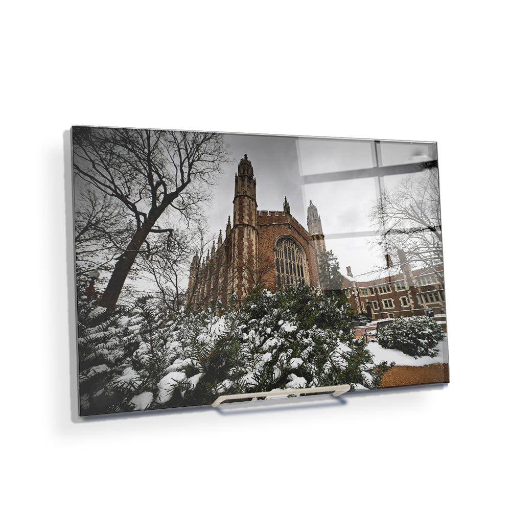WashU - Graham Chapel Winter - College Wall Art #Canvas