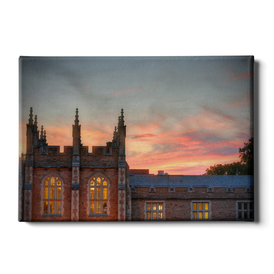 Washington University Bears - Hall Sunset - College Wall Art #Canvas
