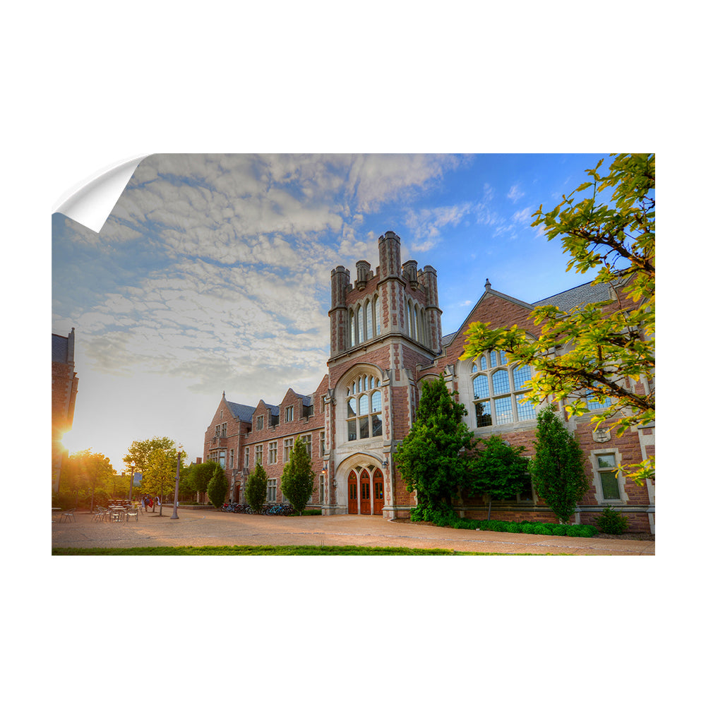 Washington University Bears - Anheuser Busch Hall - College Wall Art #Canvas