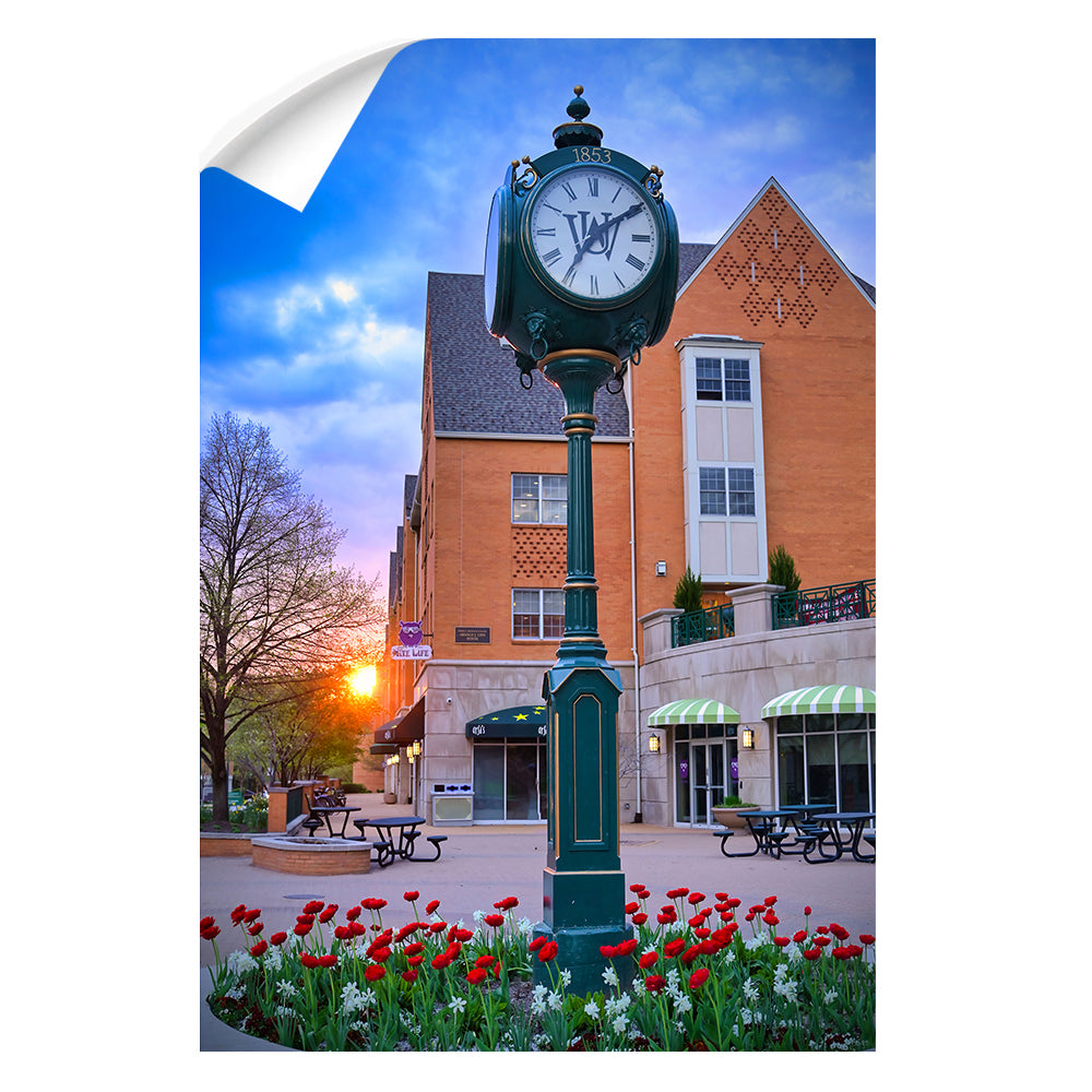 Washington University Bears - Clock Tower Lowers - College Wall Art #Canvas