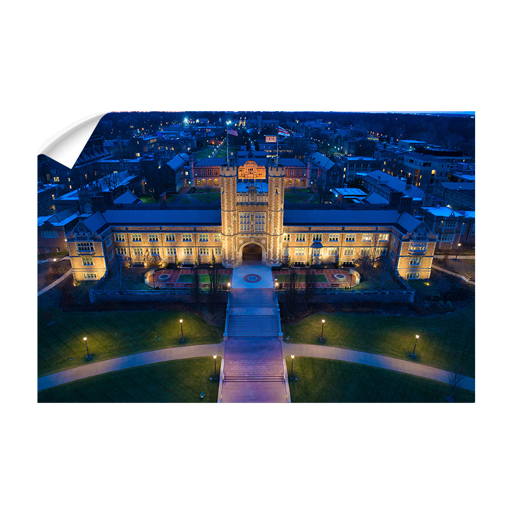 Washington University Bears - Nightfall - College Wall Art #Canvas