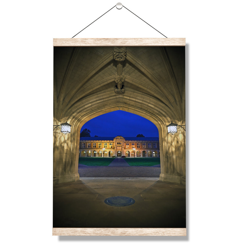 Washington University Bears - Campus Night - College Wall Art #Canvas