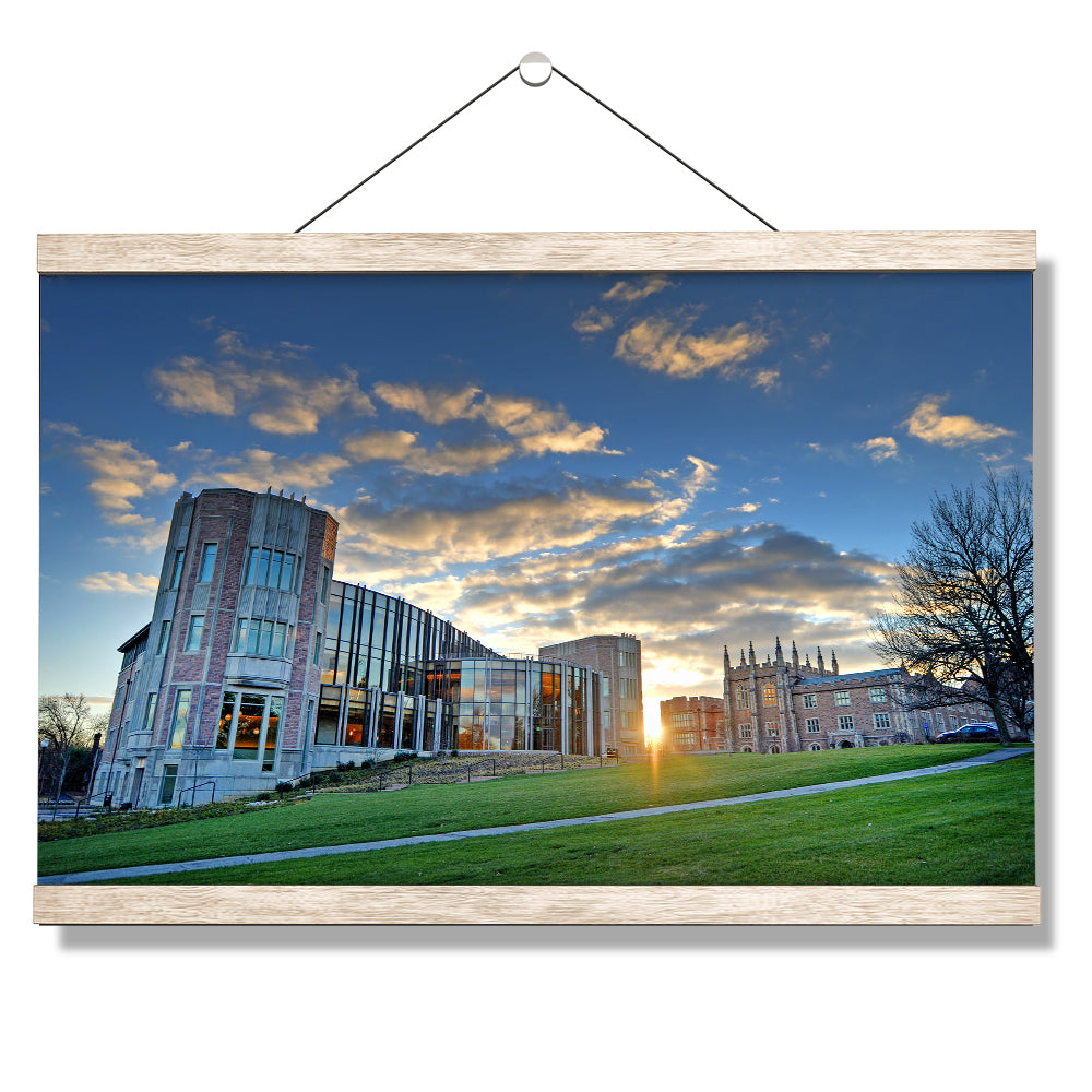 Washington University Bears - Campus Sunset - College Wall Art #Canvas