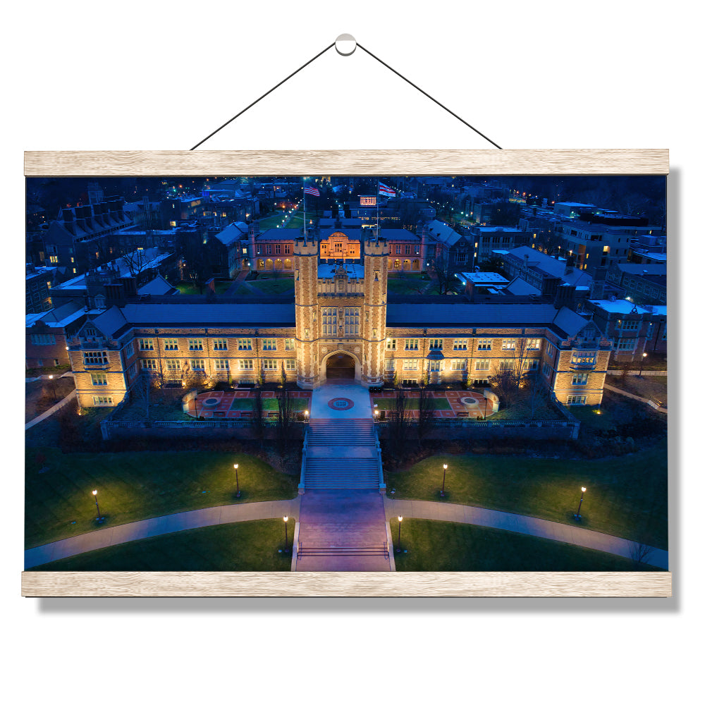 Washington University Bears - Nightfall - College Wall Art #Canvas