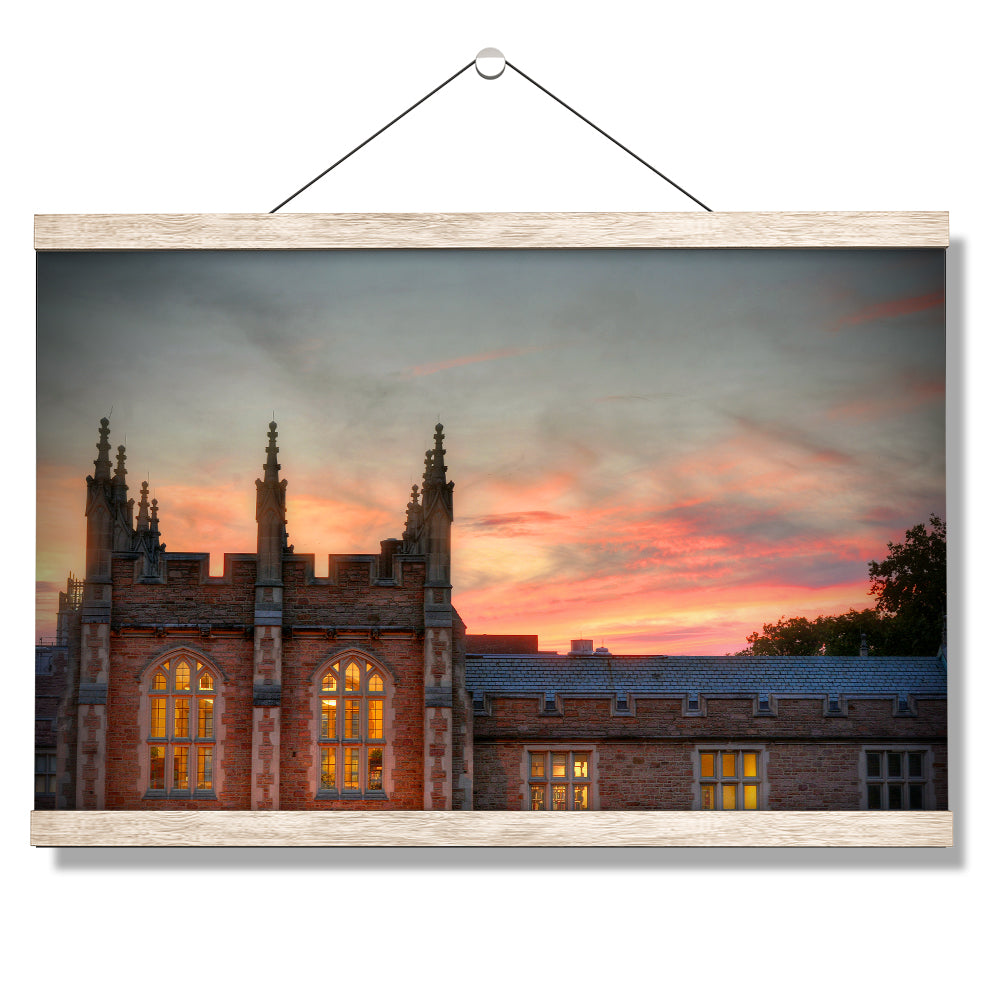 Washington University Bears - Hall Sunset - College Wall Art #Canvas