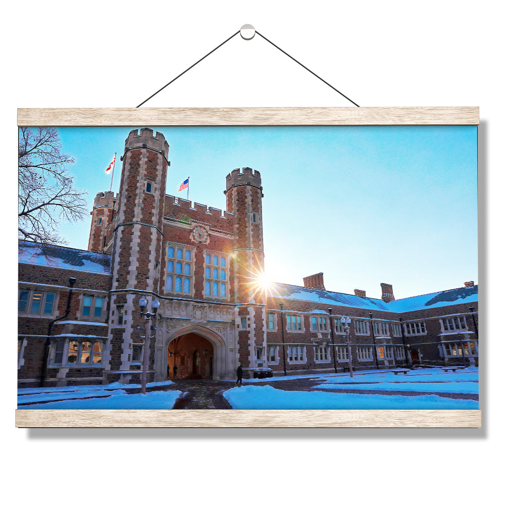 WashU - Brookings Winter - College Wall Art #Canvas