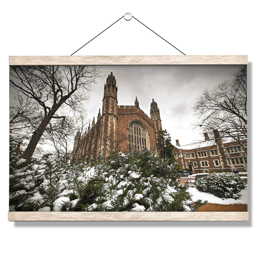 WashU - Graham Chapel Winter - College Wall Art #Canvas