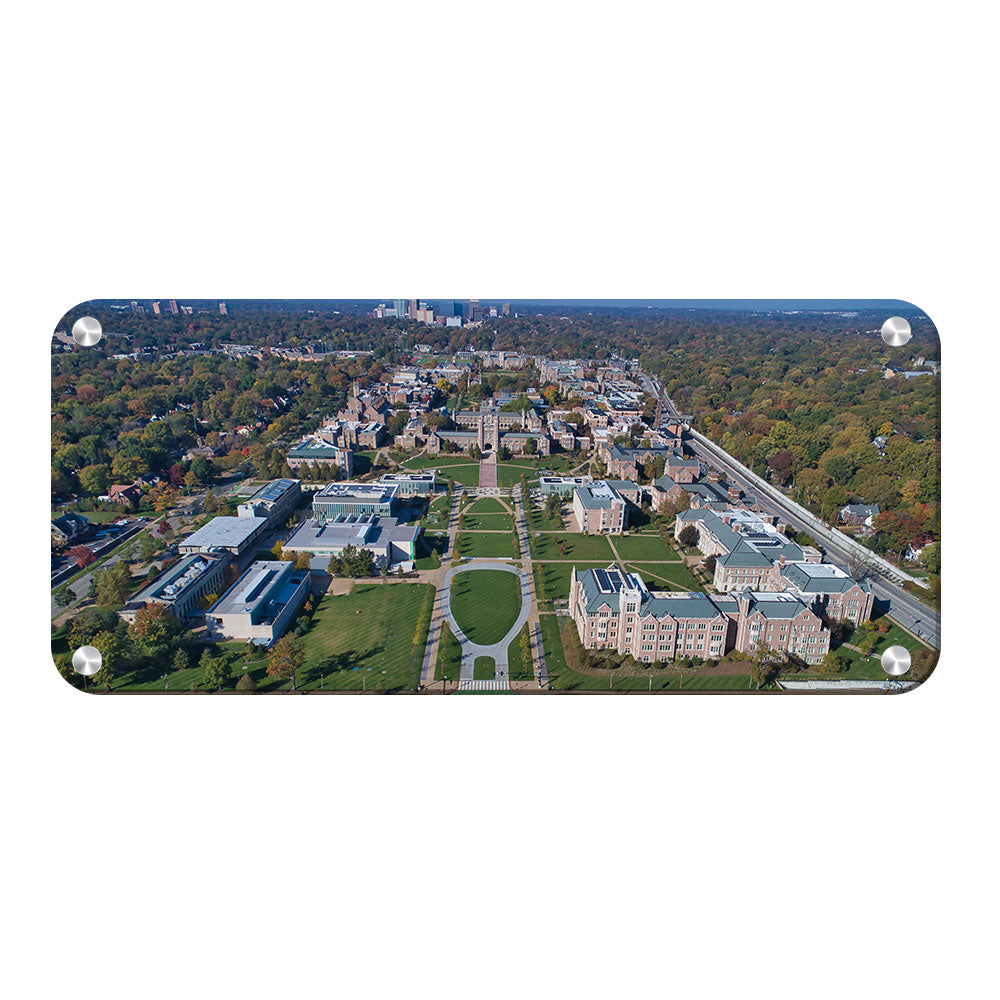 WashU - Summer Danforth Campus Aerial Panoramic - College Wall Art #Canvas