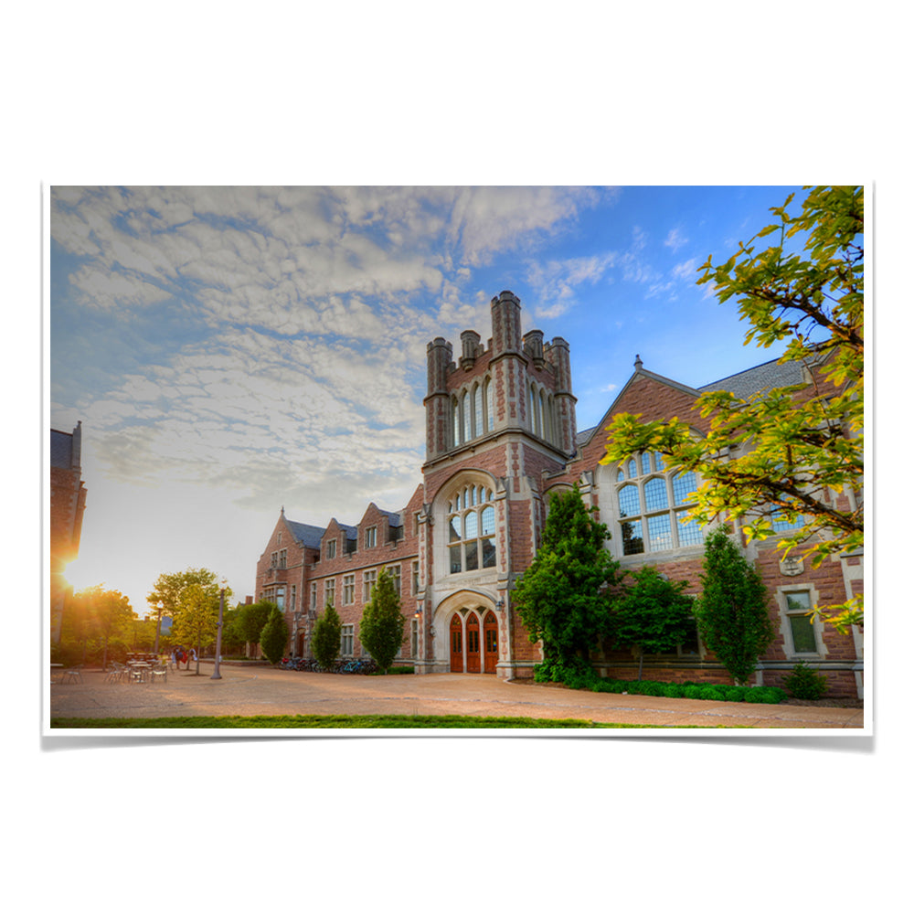 Washington University Bears - Anheuser Busch Hall - College Wall Art #Canvas