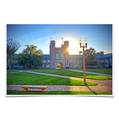 Washington University Bears - Brookings Sunset - College Wall Art #Poster