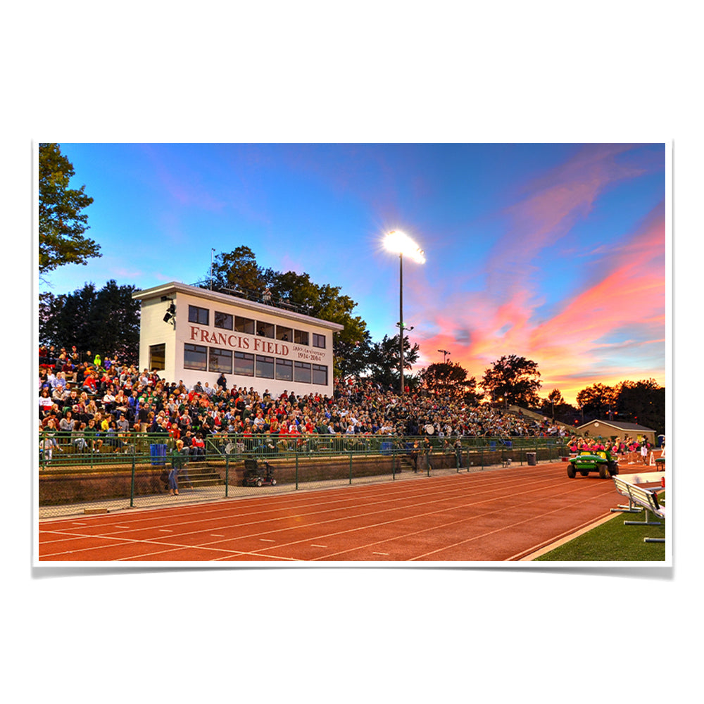Washington University Bears - Francis Field Sunset - College Wall Art #Canvas