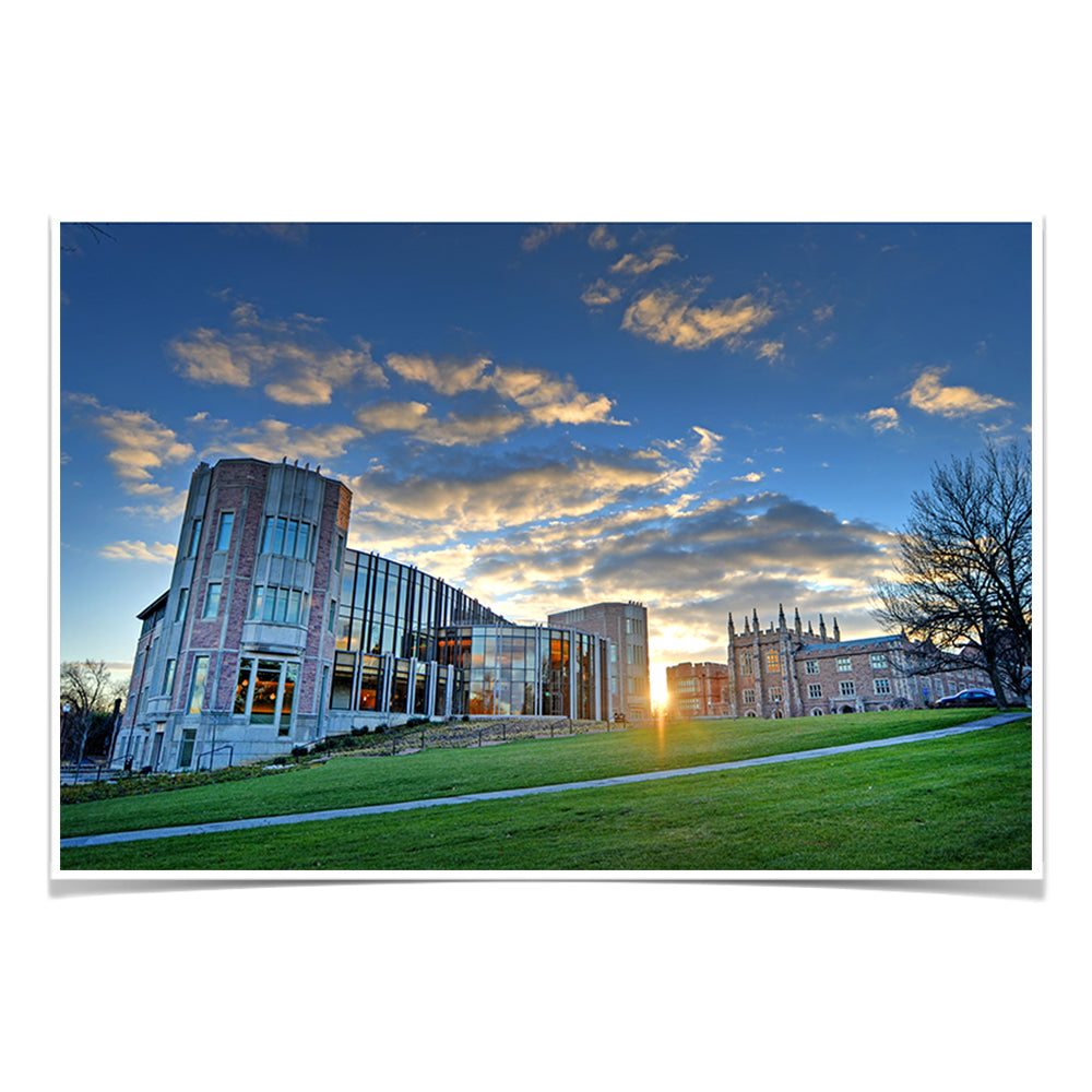 Washington University Bears - Campus Sunset - College Wall Art #Canvas