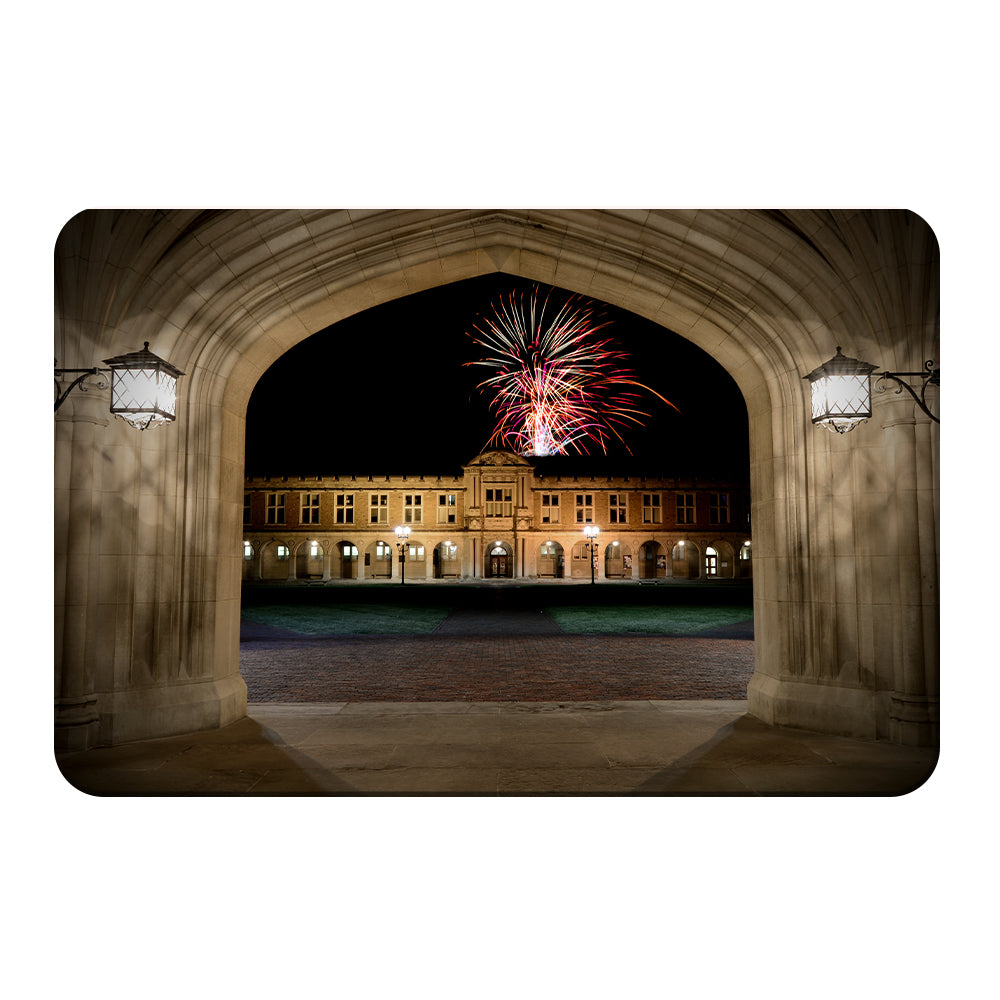 Washington University Bears - Lunar Fireworks - College Wall Art #Canvas