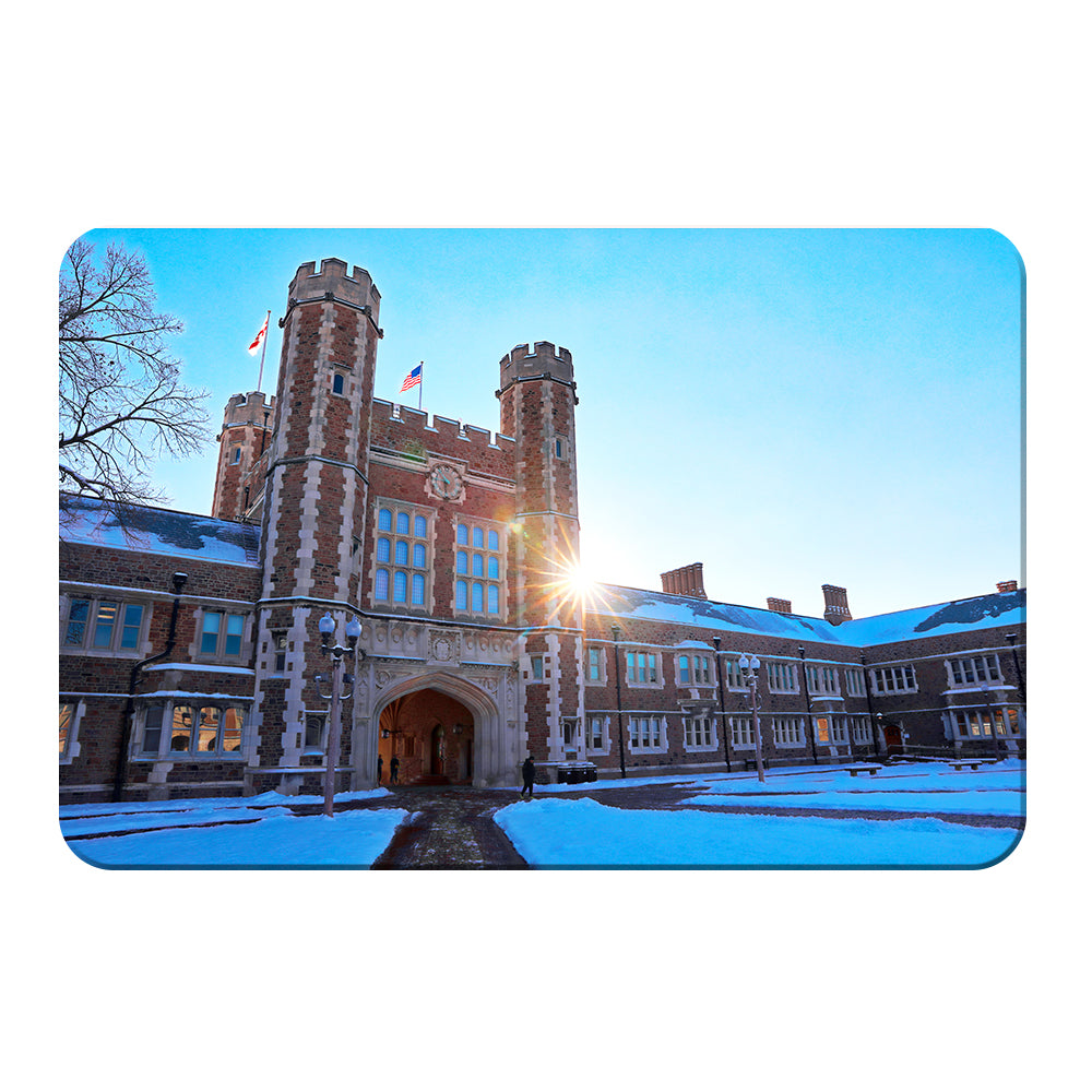WashU - Brookings Winter - College Wall Art #Canvas