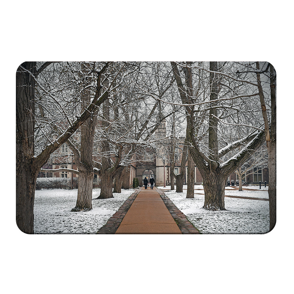 WashU - Dunker and Ridgley Hall Winter - College Wall Art #Canvas