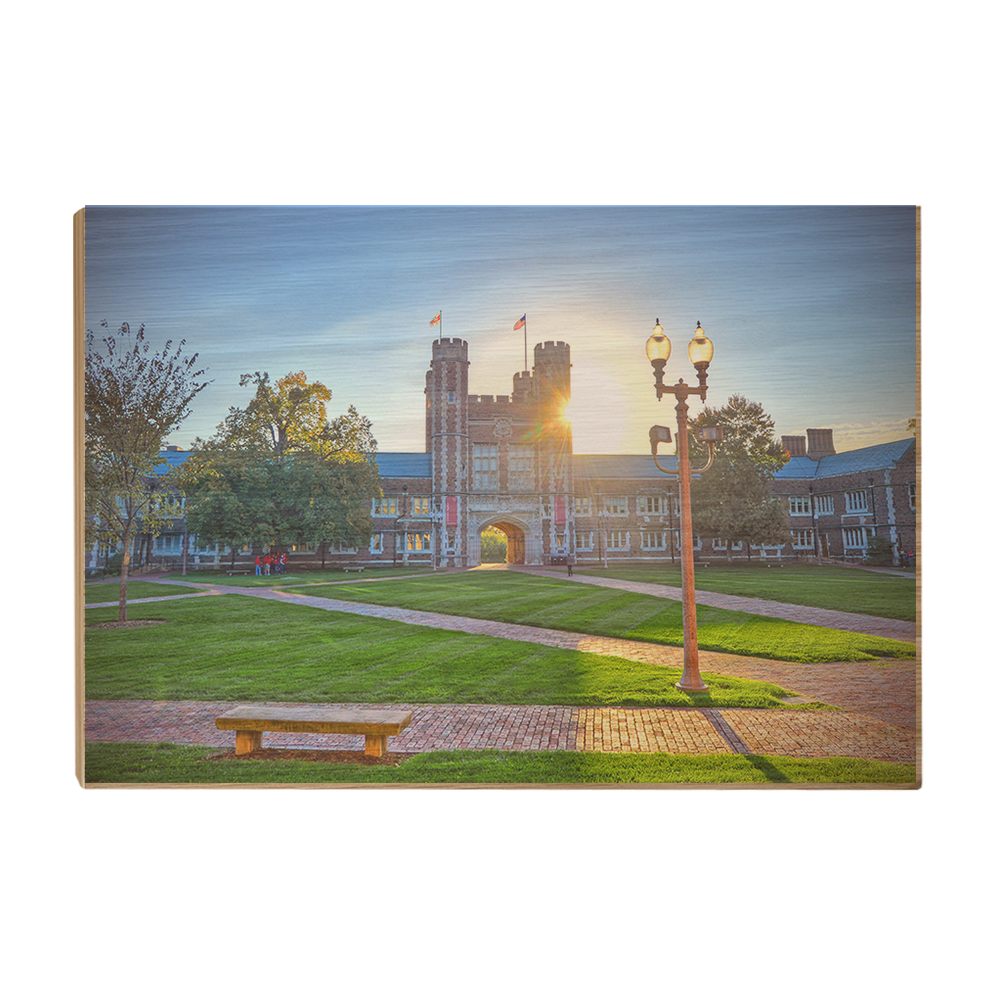 Washington University Bears - Brookings Sunset - College Wall Art #Canvas