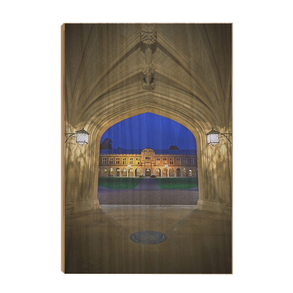 Washington University Bears - Campus Night - College Wall Art #Canvas