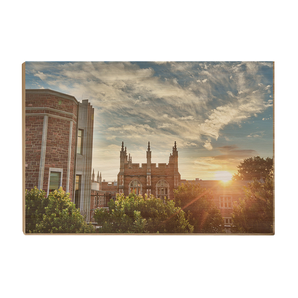 Washington University Bears - Campus Sunrise - College Wall Art #Canvas