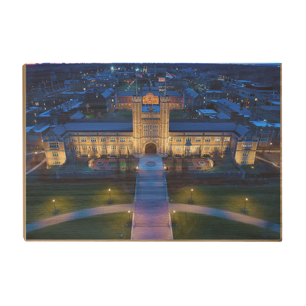 Washington University Bears - Nightfall - College Wall Art #Canvas