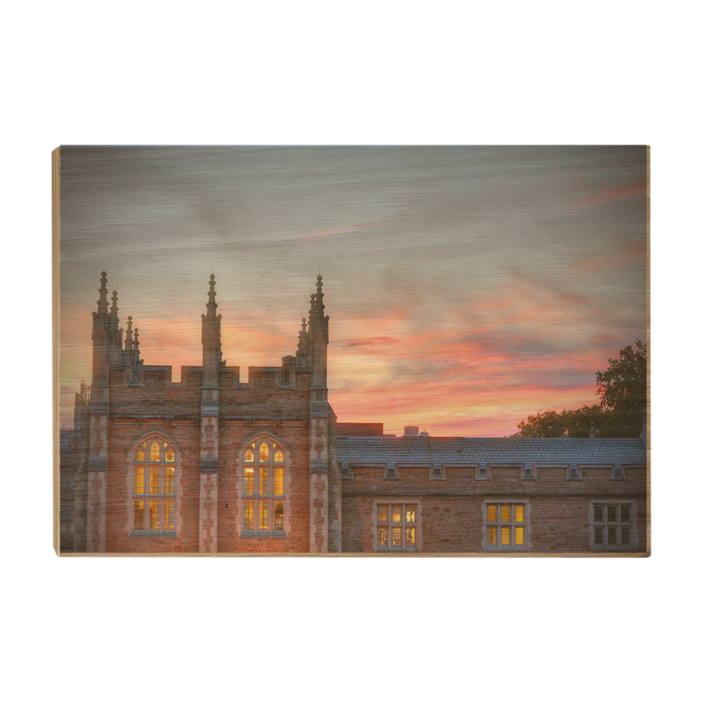 Washington University Bears - Hall Sunset - College Wall Art #Canvas